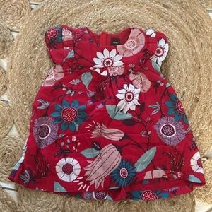 Tea Collection Elfengarten Sateen Dress. 12-18mo